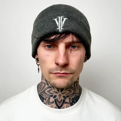Impius Signature Grey Beanie Hat