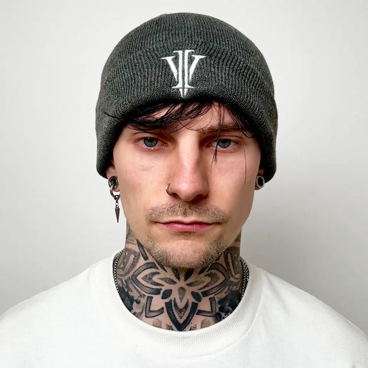 Impius Signature Grey Beanie Hat