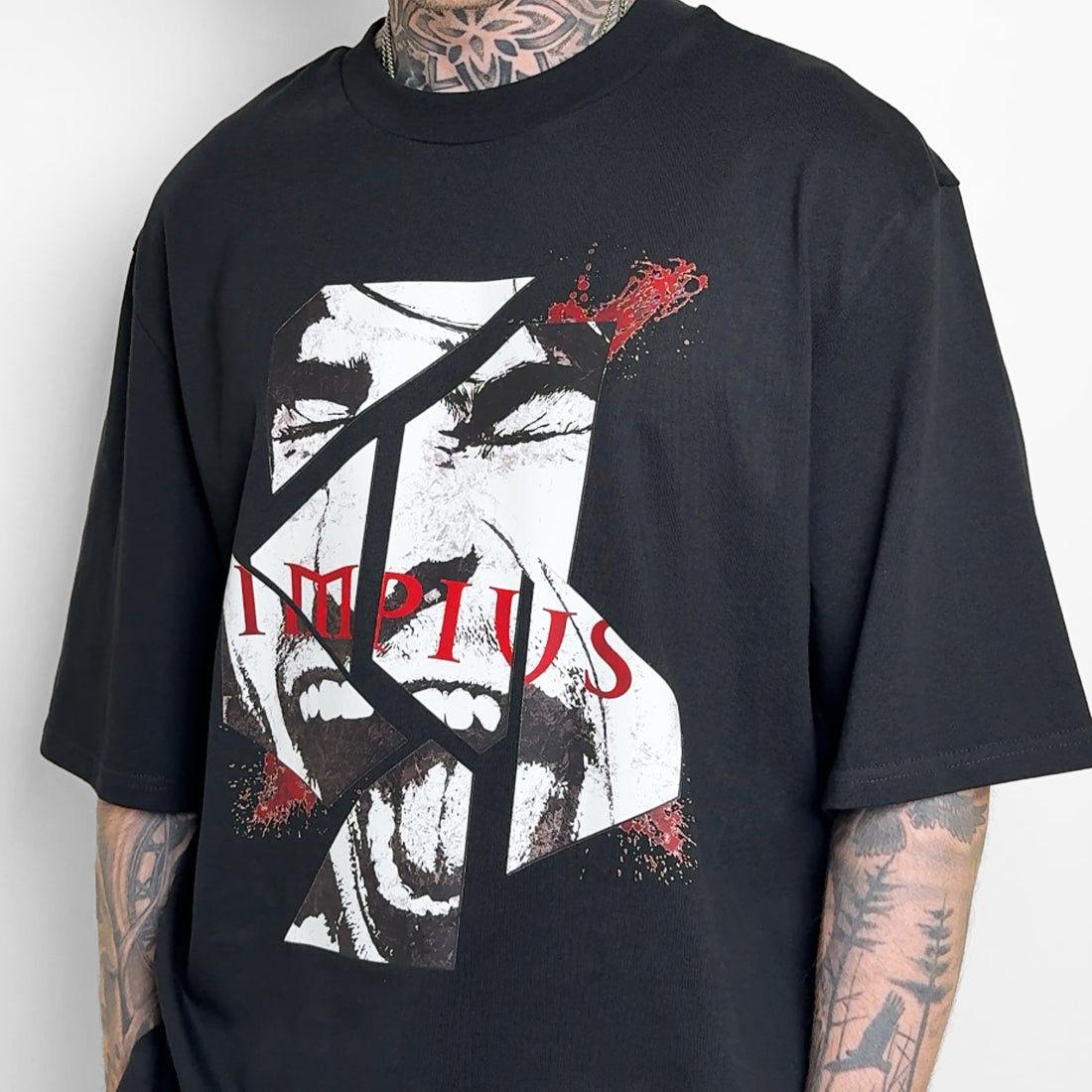 Impius Broken Oversized Box T-Shirt
