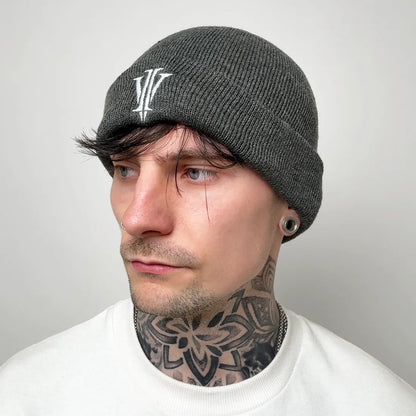 Impius Signature Grey Beanie Hat